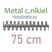 MENR  75cm zamek metal. C.NIKIEL rozdz.    WYBÓR KOLORÓW